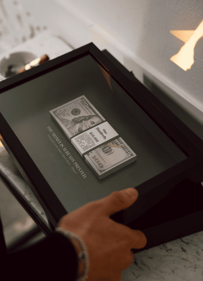 THE MONEY IS ALREADY PRINTED FRAME